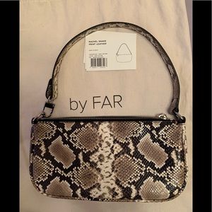 SOLD: By Far Rachel Snake Effect Leather Bag